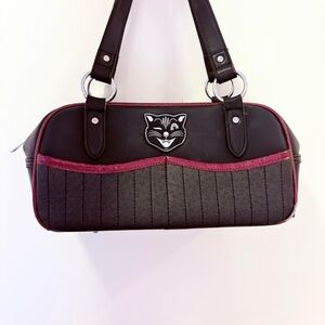 Stylish Black and Pink Handbag